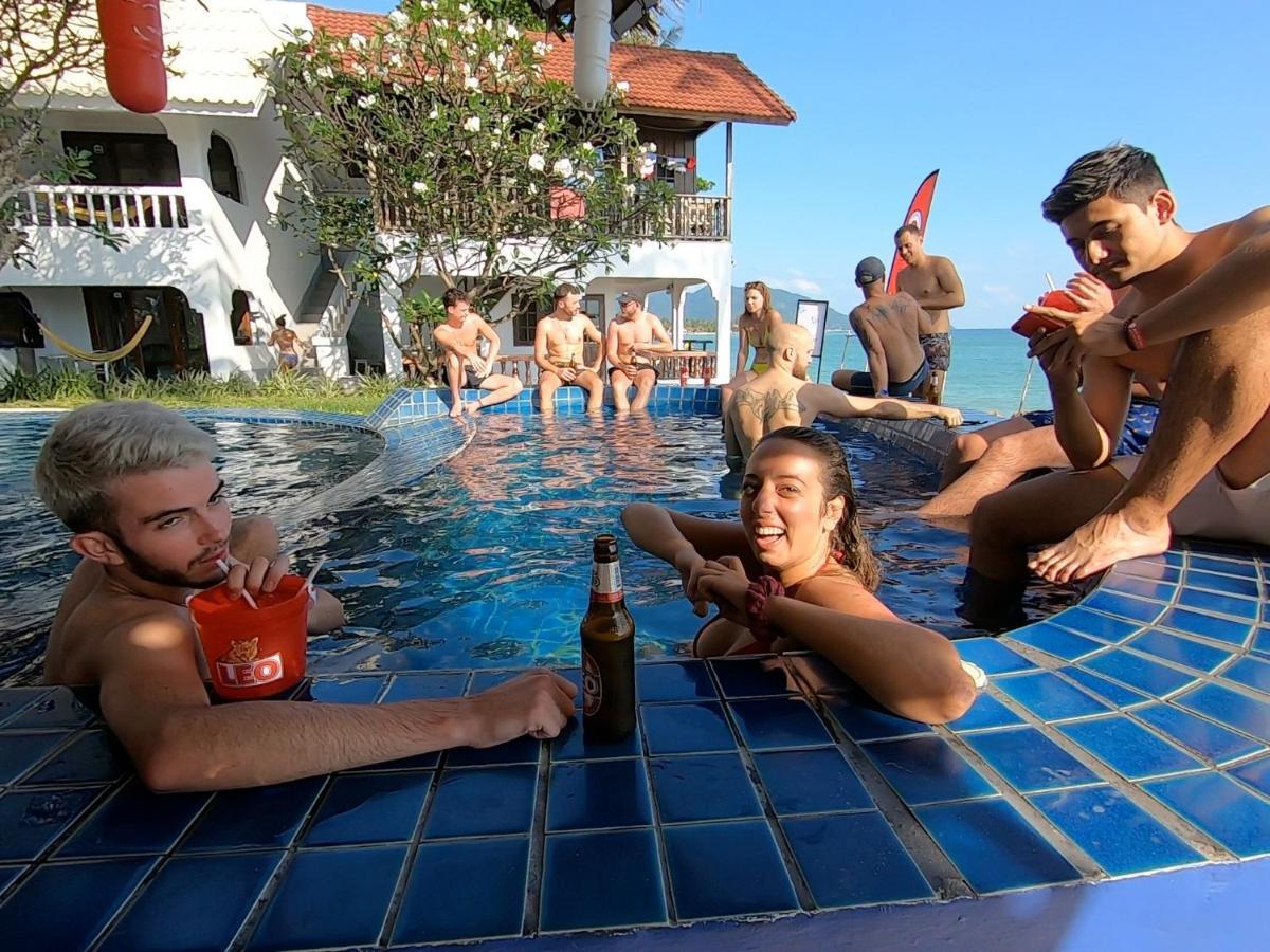 Asia Blue - Beach Hostel Hacienda Ko Pha Ngan Luaran gambar
