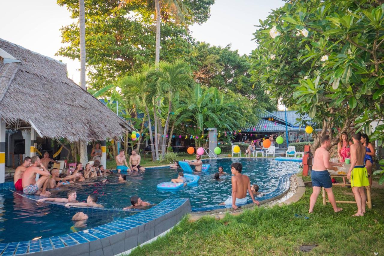Asia Blue - Beach Hostel Hacienda Ko Pha Ngan Luaran gambar